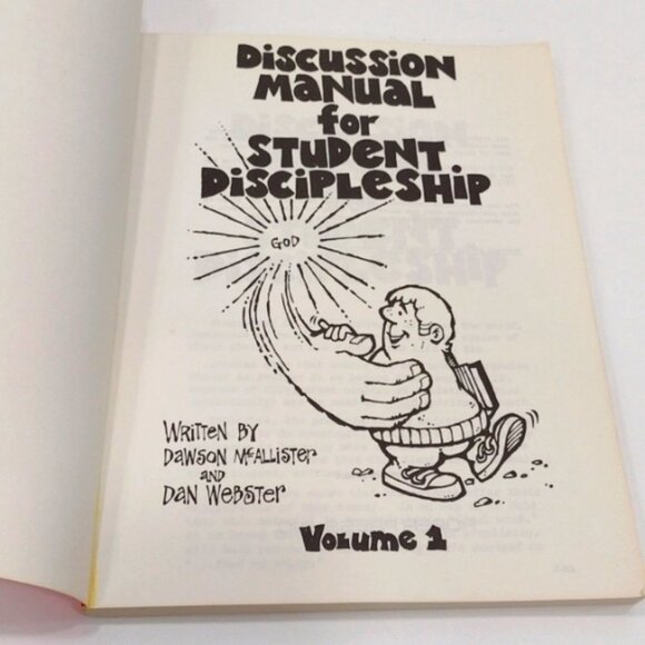 Softcover Book‎ Discussion Manual for Student Discipleship McAllister & Webster - Picture 3 of 7